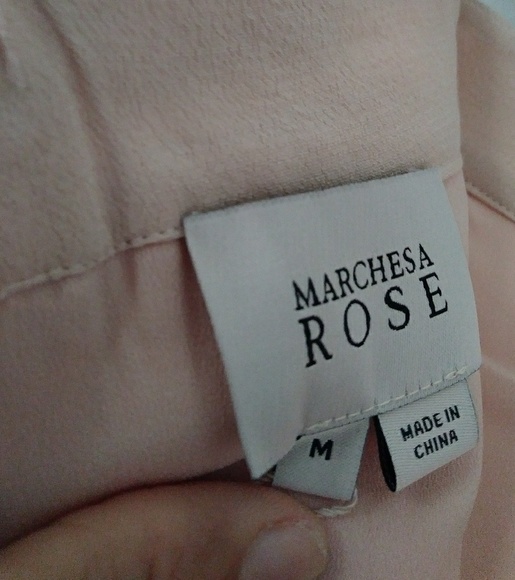 Marchesa Rose Flirty Short Skirt Dust Pink Size M - Picture 4 of 8